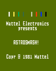 Astrosmash - Meteor Title Screen